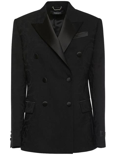 camicia versace irama|Barocco tailored wool jacket .